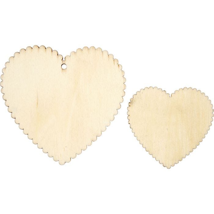 Corazones, medidas 5,1x5,1 cm, 12 ud/ 1 paquete