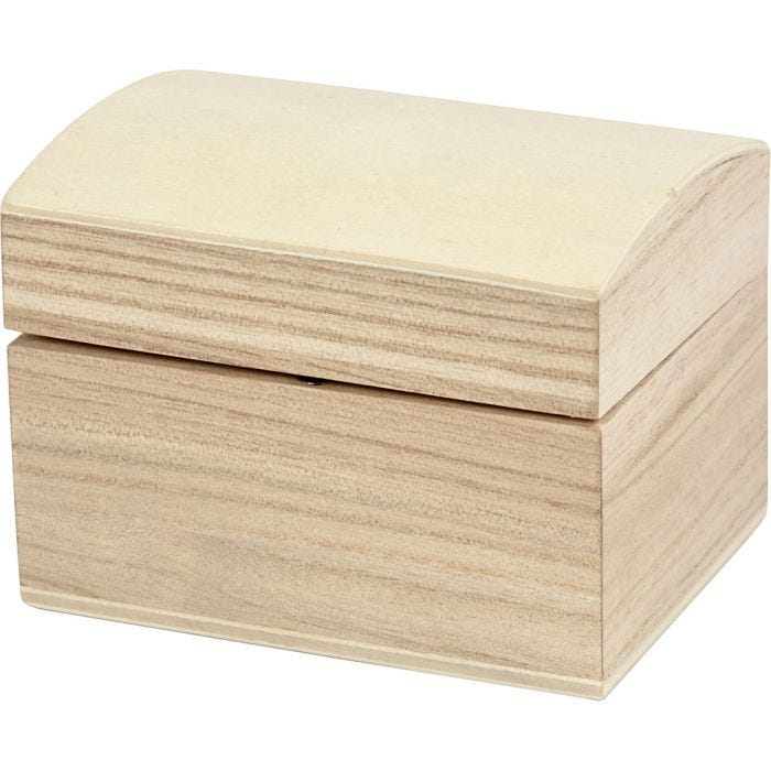 Cofre del tesoro, 8x6x4,5 cm, 1 ud
