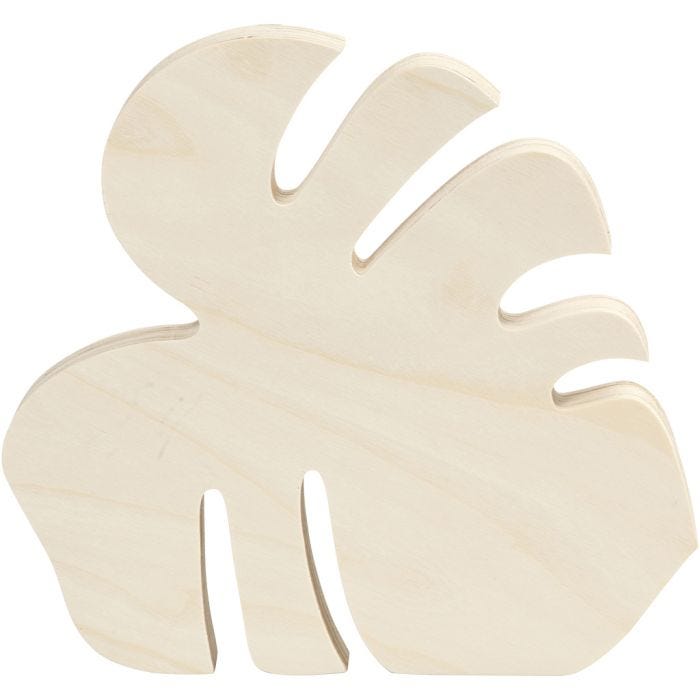 Hoja de monstera, 24 cm, 25 cm, 19 mm, 1 ud