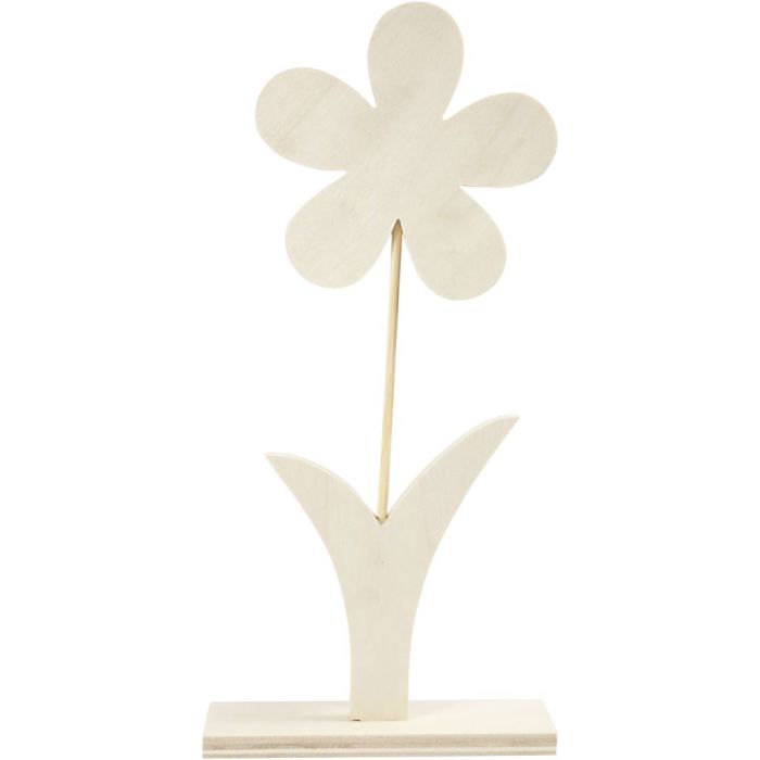 Flor, A: 26 cm, A: 13 cm, grosor 1 cm, 1 ud