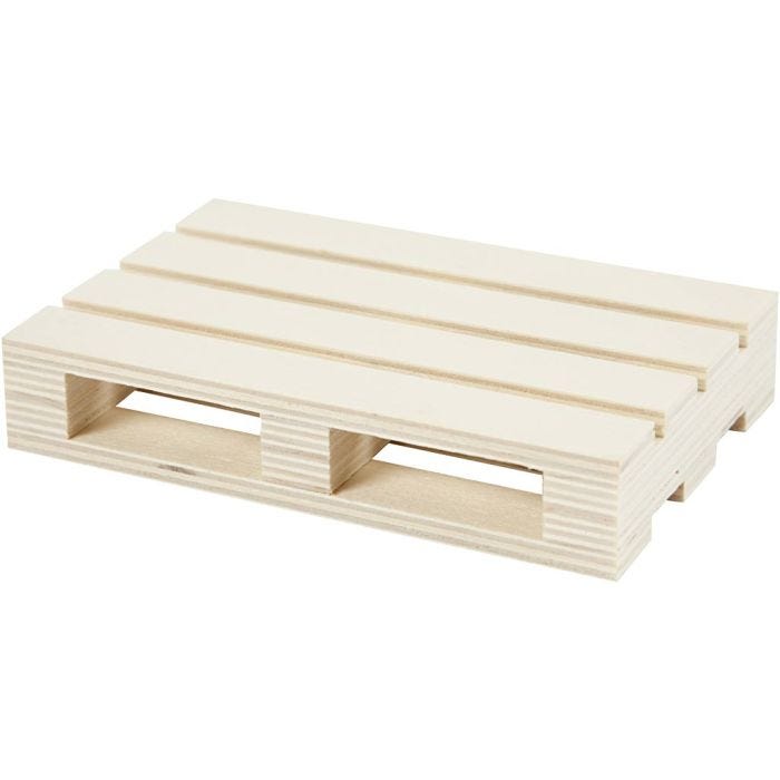 Mini palets, 2,5 cm, 12 cm, 8 cm, 1 ud