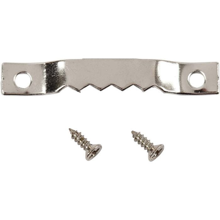 Soporte, medidas 5x40 mm, plata, 10 ud/ 1 paquete
