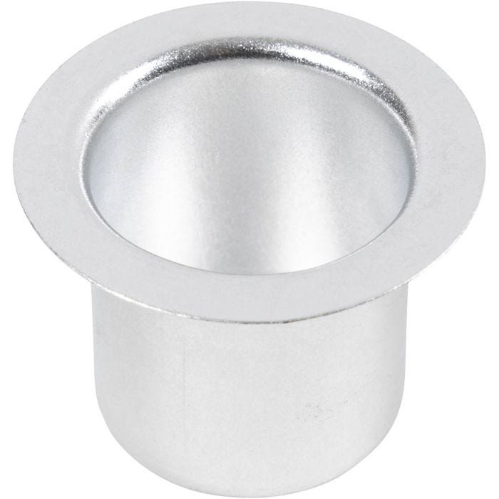 Porta velas, A: 23 mm, dia 31 mm, 12 ud/ 1 paquete
