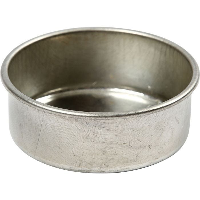 Porta velas, A: 15 mm, dia 44 mm, 12 ud/ 1 paquete