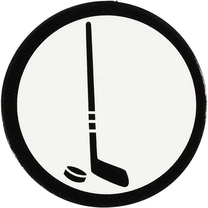 Emblema de cartón, dia 25 mm, blanco/negro, 20 ud/ 1 paquete