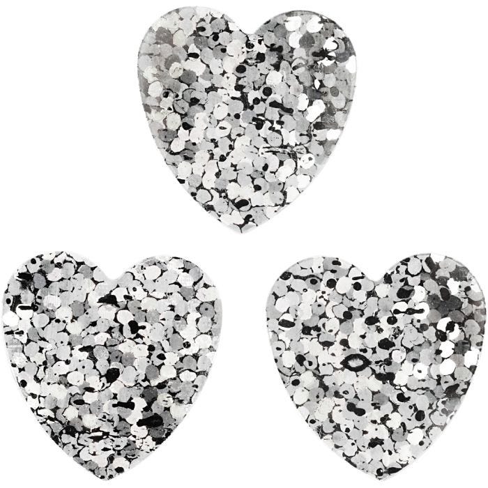 Lentejuelas, medidas 15 mm, plata, 10 gr/ 1 paquete