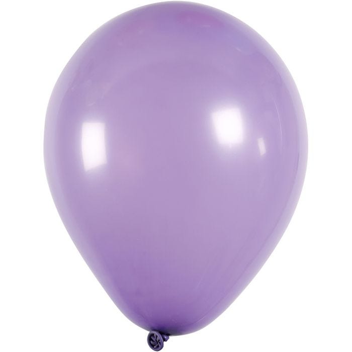 Globos, redondo, dia 23 cm, morado, 10 ud/ 1 paquete