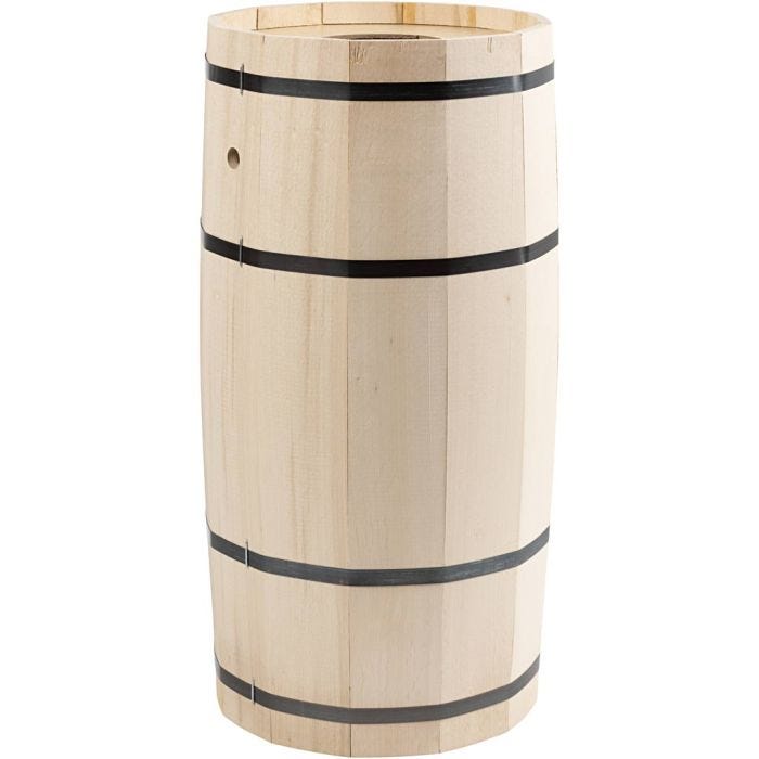 Barril de carnaval, haya, 54 cm, 26 cm, grande, 1 ud