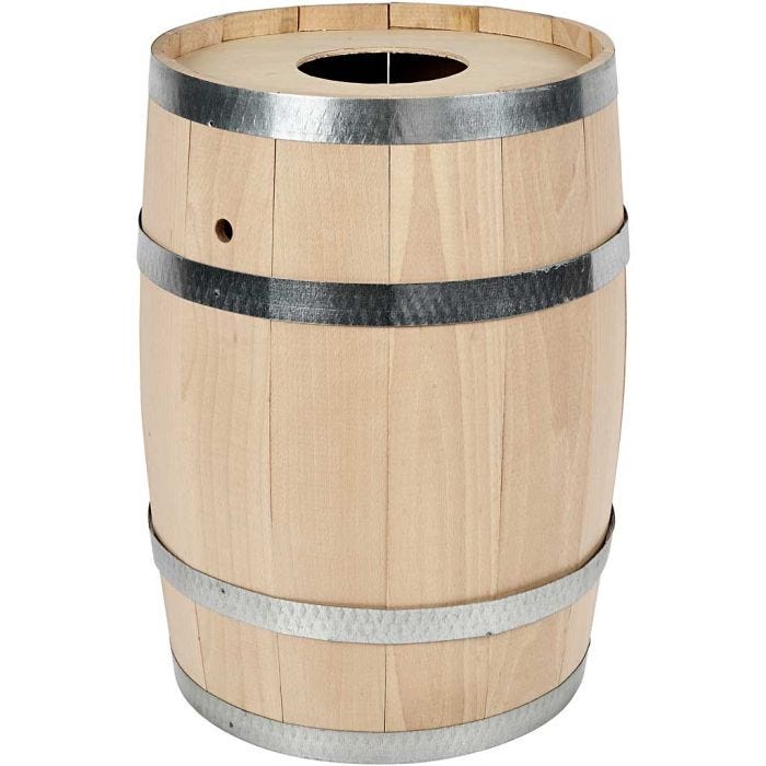 Barril de carnaval, haya, 44 cm, 29 cm, 1 ud