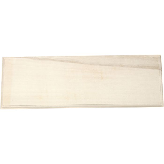 Porta nombre de madera, 10x30 cm, 1 cm, 1 ud