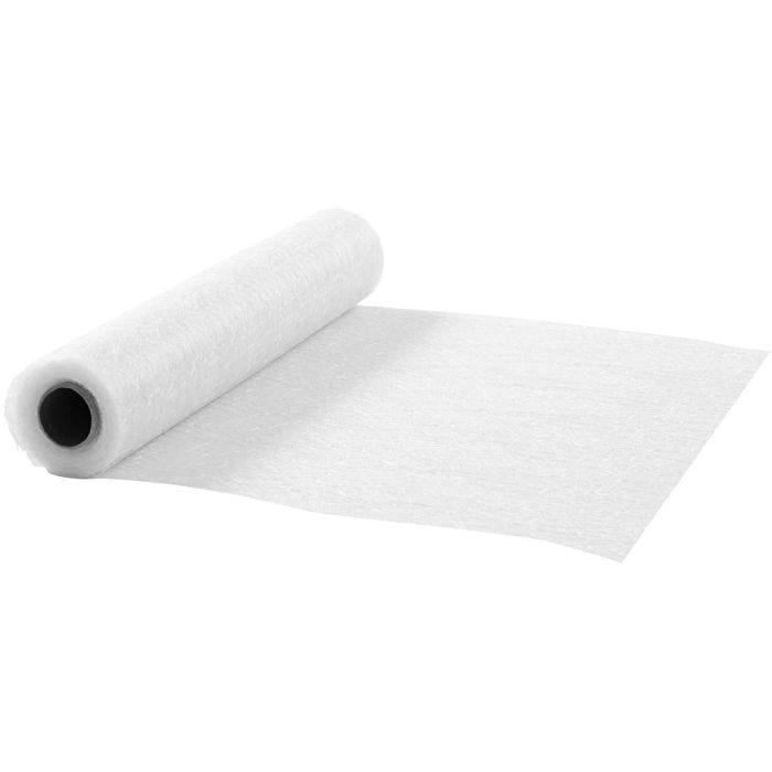 Caminos de mesa, A: 30 cm, blanco, 10 m/ 1 rollo