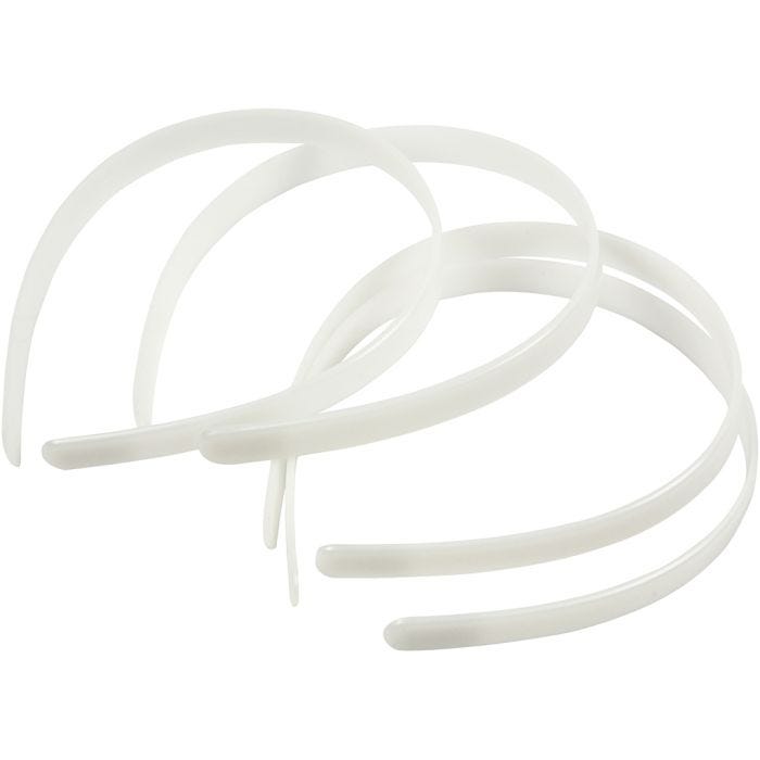 Diadema, A: 13 mm, blanco, 5 ud/ 1 paquete