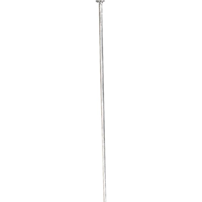 Alfiler con cabeza, L. 50 mm, plateado, 30 ud/ 1 paquete