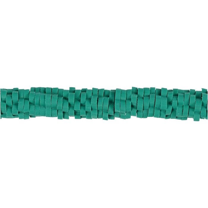 Cuentas de Arcilla, dia 5-6 mm, medida agujero 2 mm, turquesa, 145 ud/ 1 paquete