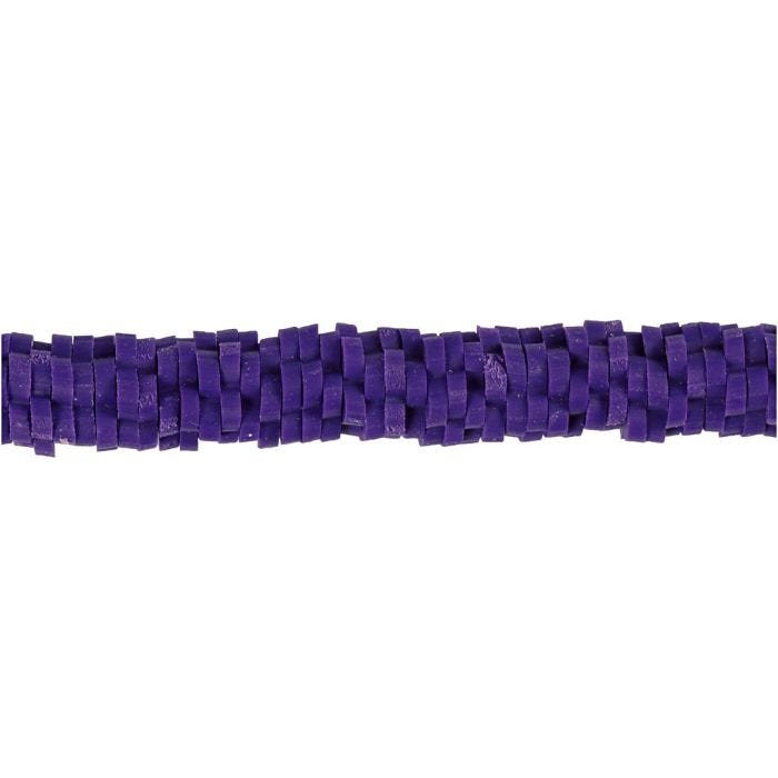 Cuentas de Arcilla, dia 5-6 mm, medida agujero 2 mm, morado, 145 ud/ 1 paquete