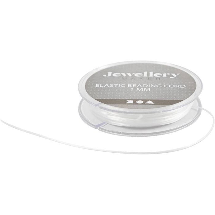 Cuerda elástica, Plano, grosor 1 mm, 10 m/ 1 rollo