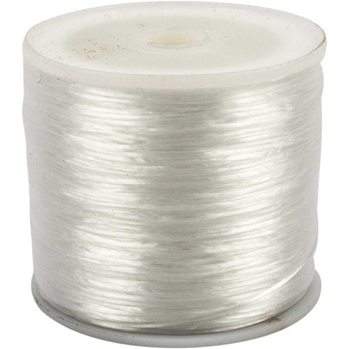 Cuerda elástica, plano, grosor 1 mm, 100 m/ 1 rollo