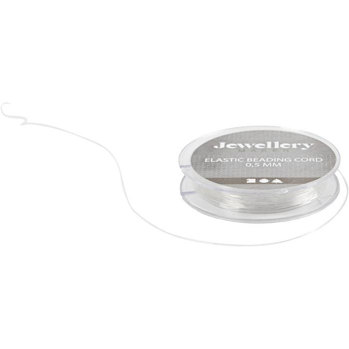 Cuerda elástica, grosor 0,5 mm, 10 m/ 1 rollo