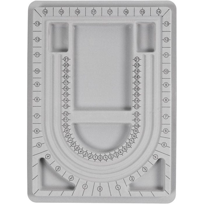 Herramienta para colocar cuentas, 32,7 cm, 24 cm, 1,5 cm, 1 ud