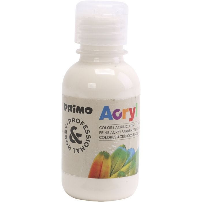 Pintura acrílica de lujo PRIMO, beige, 125 ml/ 1 botella