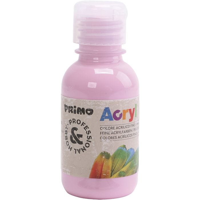 Pintura acrílica de lujo PRIMO, rojo claro, 125 ml/ 1 botella