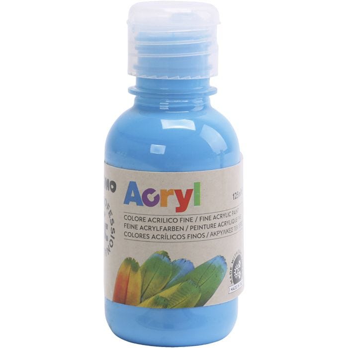 Pintura acrílica de lujo PRIMO, azul primario, 125 ml/ 1 botella