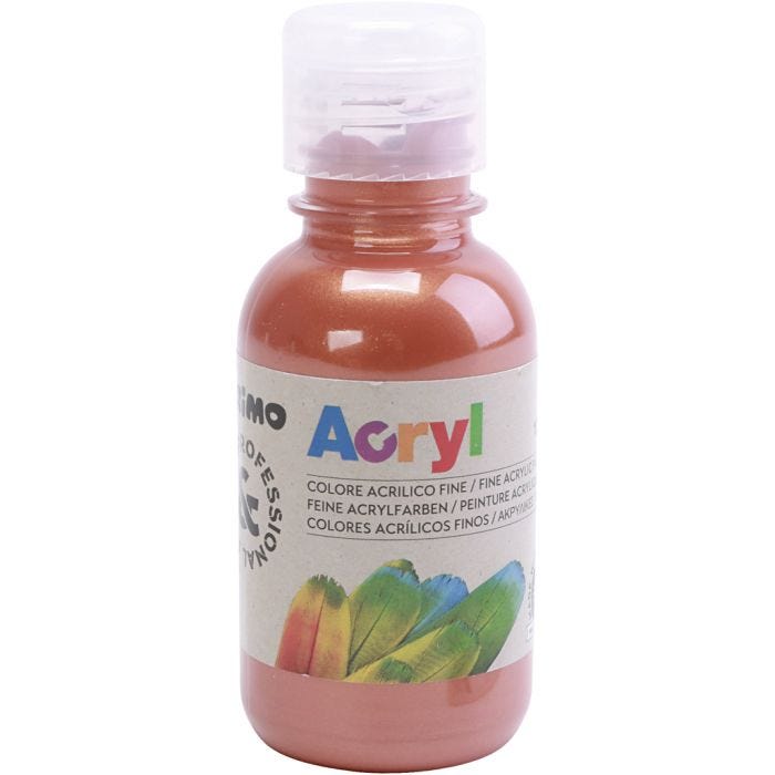 Pintura acrílica de lujo PRIMO, cobre, 125 ml/ 1 botella