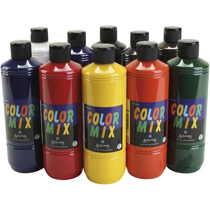Greenspot Colormix, surtido de colores, 10x500 ml/ 1 paquete