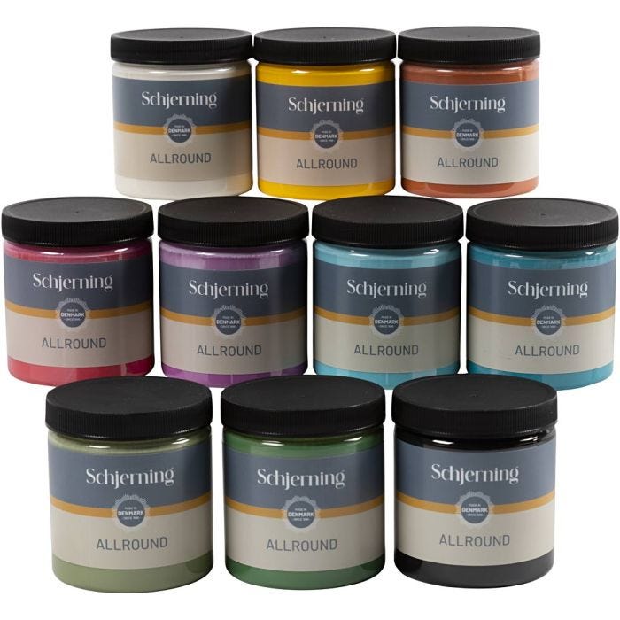 Pintura del Exterior, surtido de colores, 10x250 ml/ 1 paquete