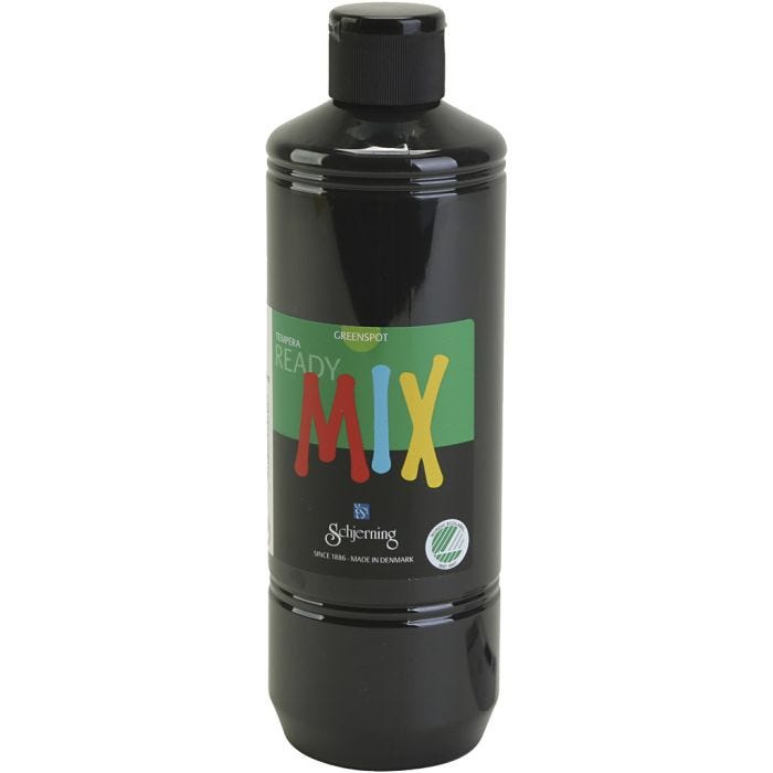 Greenspot Ready Mix, mate, negro, 500 ml/ 1 botella