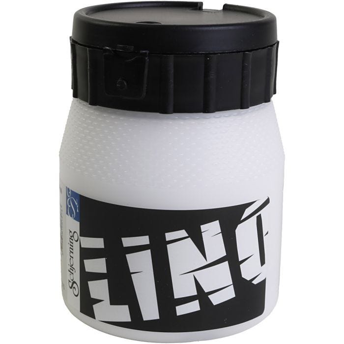 Tinta de Impresión, blanco, 250 ml/ 1 bote