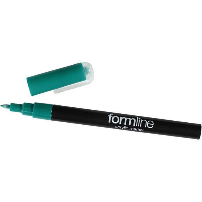 rotulador acrílico Formline, 0,7 mm, verde, 1 ud