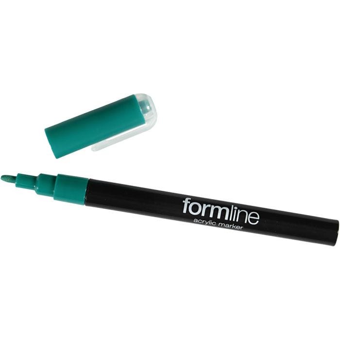 rotulador acrílico Formline, 0,9-1,3 mm, verde, 1 ud