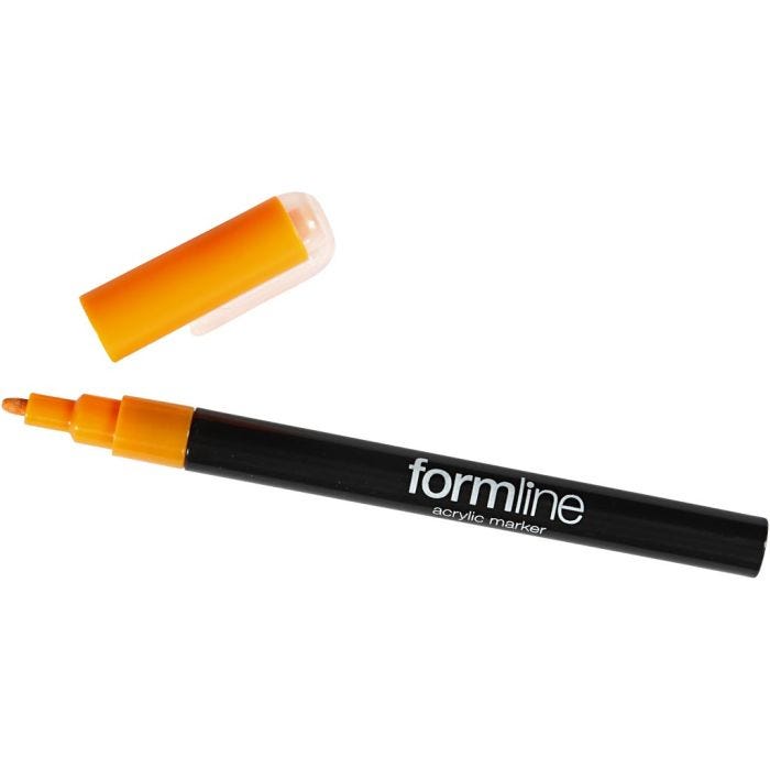 rotulador acrílico Formline, 0,9-1,3 mm, naranja, 1 ud