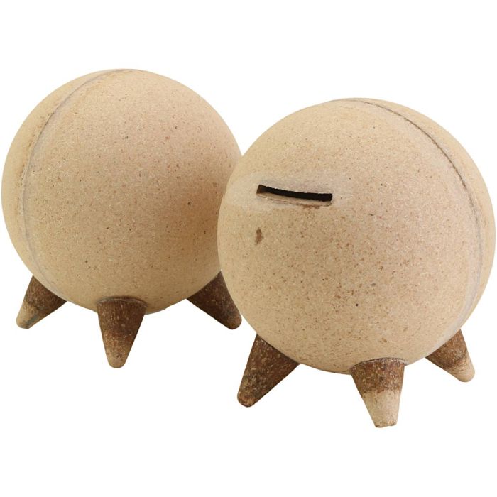 Hucha de madera, dia 11 cm, 10 ud/ 1 paquete