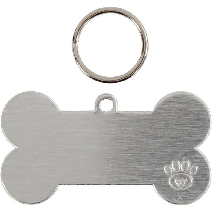 Kit para etiqueta de mascota, medidas 40 mm, 4 set/ 1 paquete