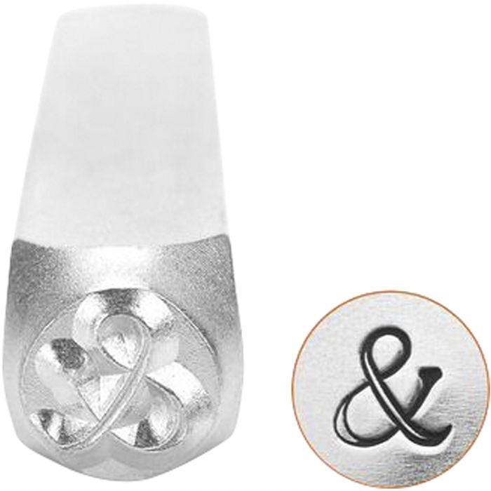 Sello de embossing, &amp;, 65 mm, 6 mm, 1 ud