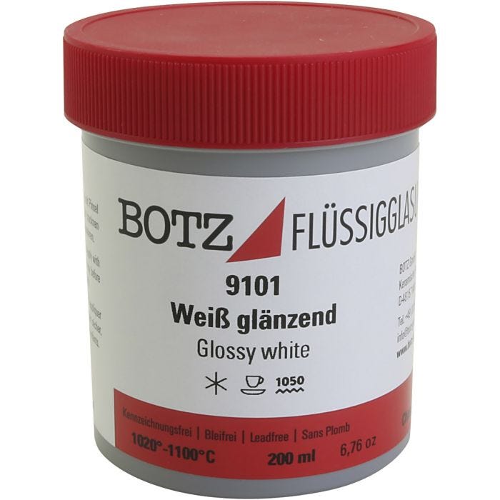 Glaseado para arcilla, blanco, 200 ml/ 1 bote