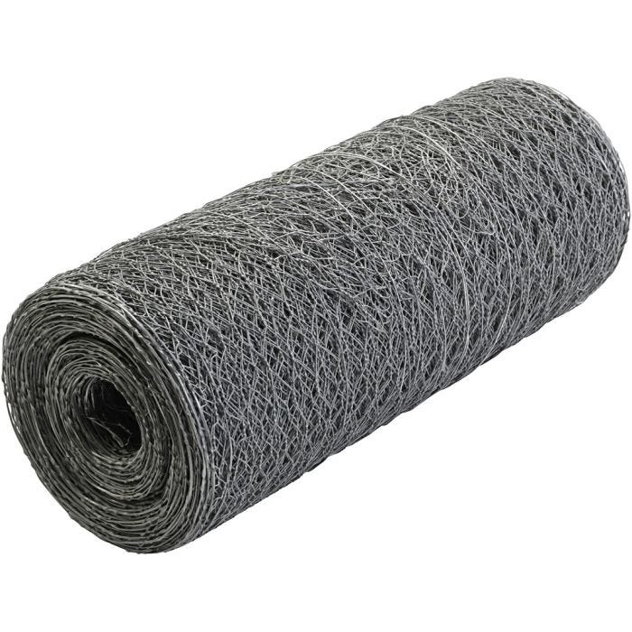 Alambre de malla, A: 30 cm, medida agujero 1,6 cm, grosor 0,7 mm, 30 m/ 1 rollo