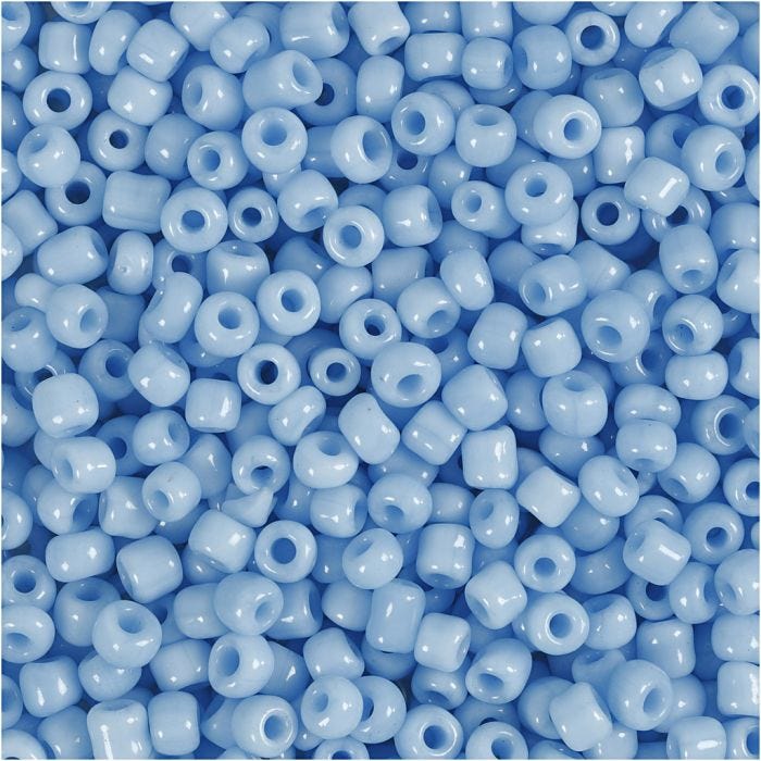 Cuentas de Semillas de Rocaille, dia 3 mm, medidas 8/0, medida agujero 0,6-1,0 mm, turquesa, 25 gr/ 1 paquete