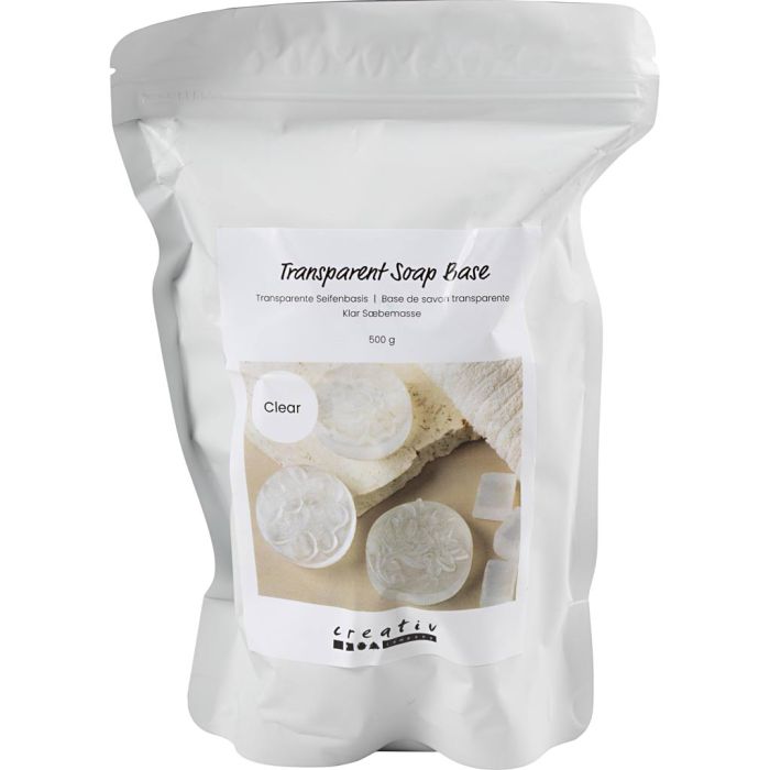Base de jabón transparente, Gránulos, 500 gr/ 1 paquete
