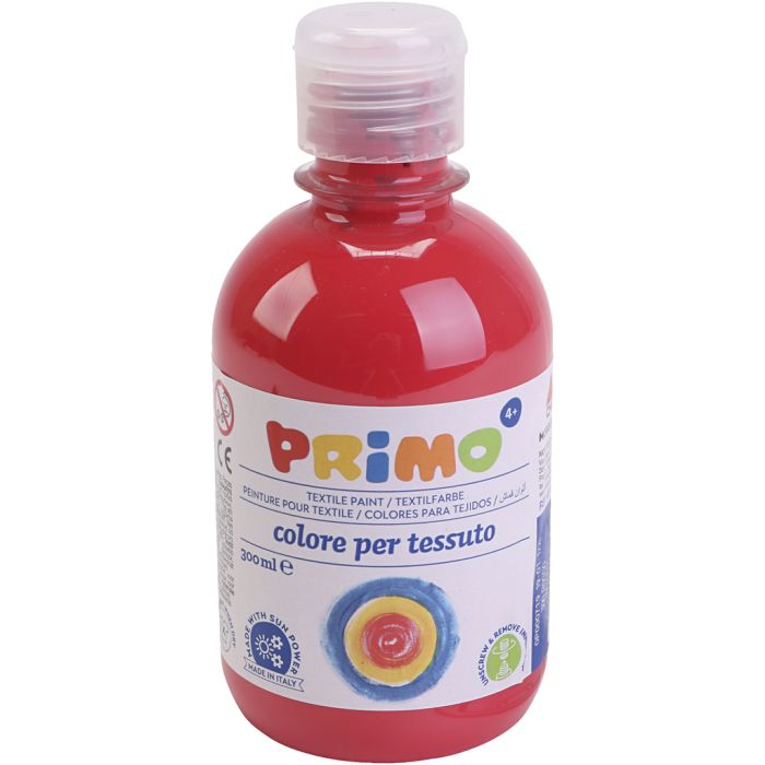 Pintura de Textiles, rojo, 300 ml/ 1 botella