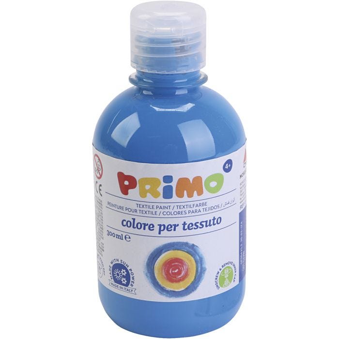 Pintura de Textiles, azul, 300 ml/ 1 botella