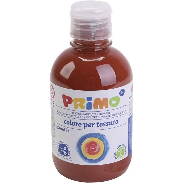 Pintura de Textiles, marrón, 300 ml/ 1 botella