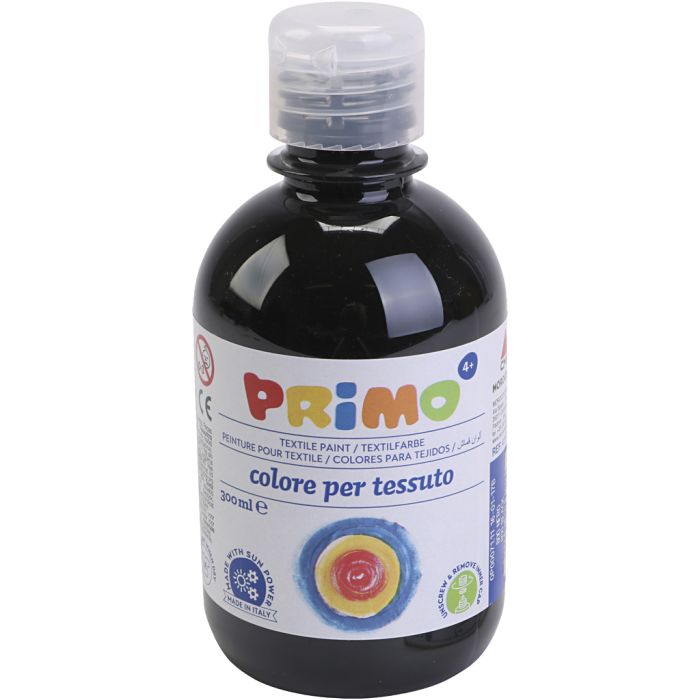 Pintura de Textiles, negro, 300 ml/ 1 botella