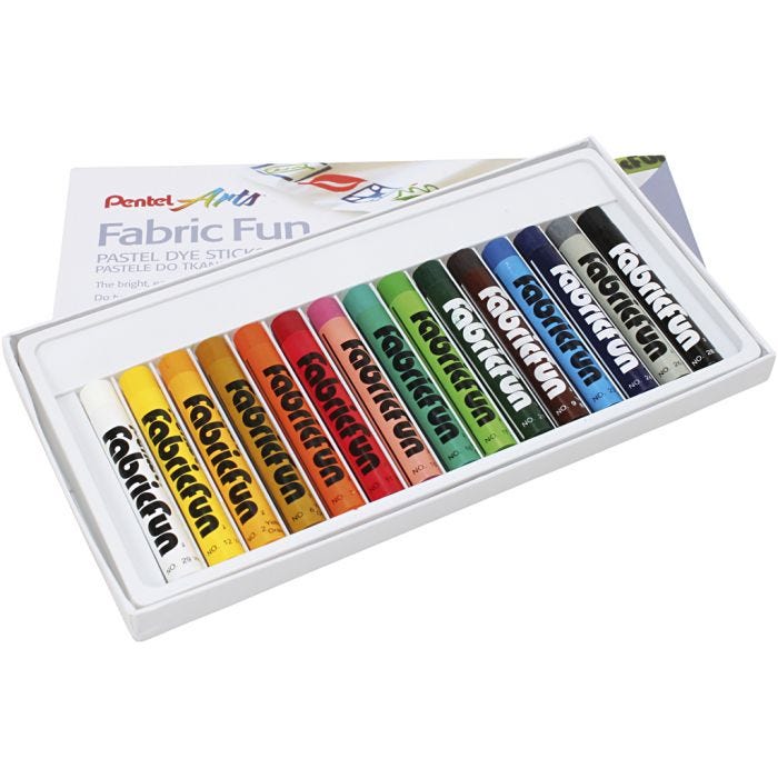 Tiza de costura, surtido de colores, 15 ud/ 1 paquete
