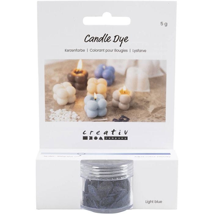 Colorante para velas, azul claro, 5 gr/ 1 paquete