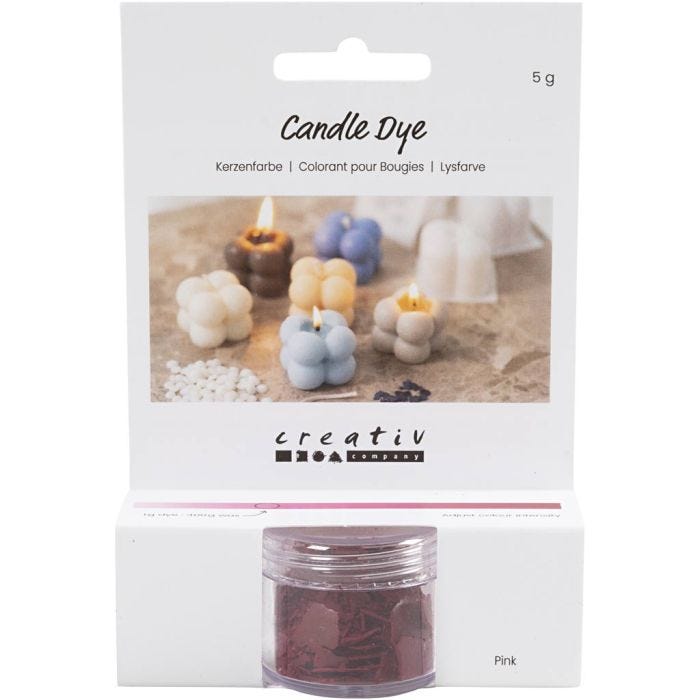 Colorante para velas, rosa, 5 gr/ 1 paquete