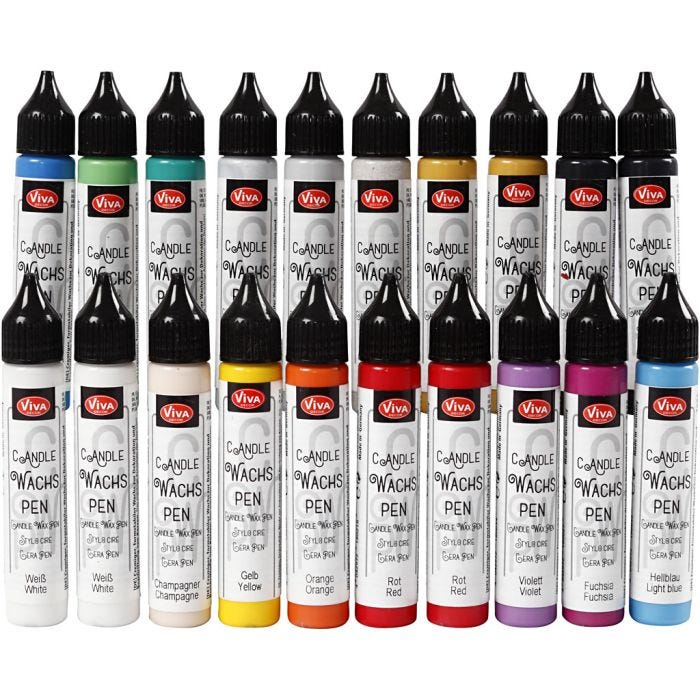 Cera líquida, surtido de colores, 20x28 ml/ 1 paquete