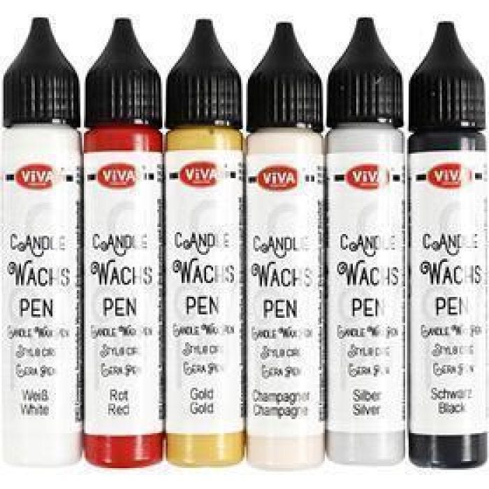Cera líquida, colores estándar, 6x28 ml/ 1 paquete